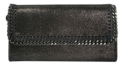 Stella McCartney Falabella Wallet, &pound;175, Accessories, Grey, Faux Leather, Front view